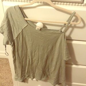 NWT Free people off the shoulder tee